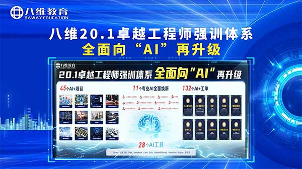 八维教育20.1卓越工程师强训体系 全面向“AI”再升级！