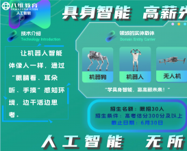 八维教育人工智能具身智能高薪先锋班