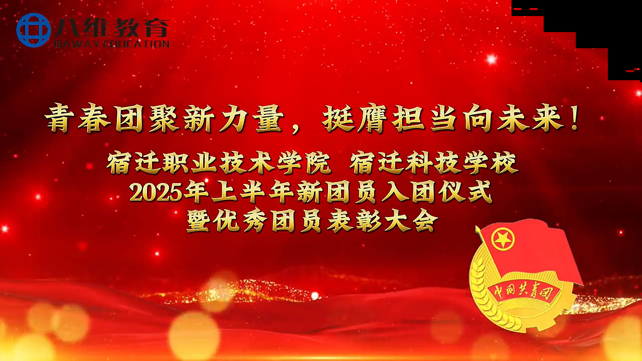 党旗领航青春路，团徽闪耀新青年 