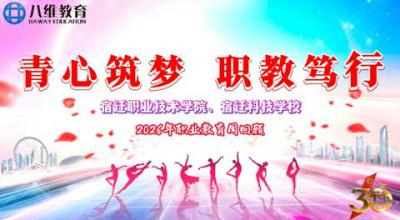 八维教育宿迁校区2026职业教育活动周圆满落幕！