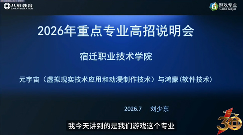 2026年重点专业高招说明会-元宇宙(虚拟现实技术应用和动漫制作技术)与鸿蒙(软件技术)