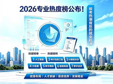 2026专业热度榜公布，工科稳居主流，人工智能、大数据等专业成热门！