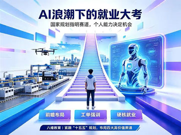 聚焦新兴产业赛道，实战培养复合型技能人才，助力学子抓住 AI 时代就业机遇