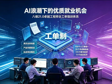 AI浪潮下的优质就业机会，八维21.0卓越工程师全工单强训体系