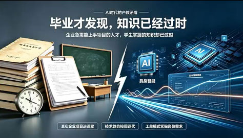 产业跑在前，教育落在后。如何跨越 AI 时代产教时间差？